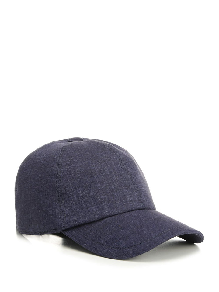 Fedeli Linen Hat Hats - Blue | c53141691a02e4e86e24f0be27abca2b34fd6eb9