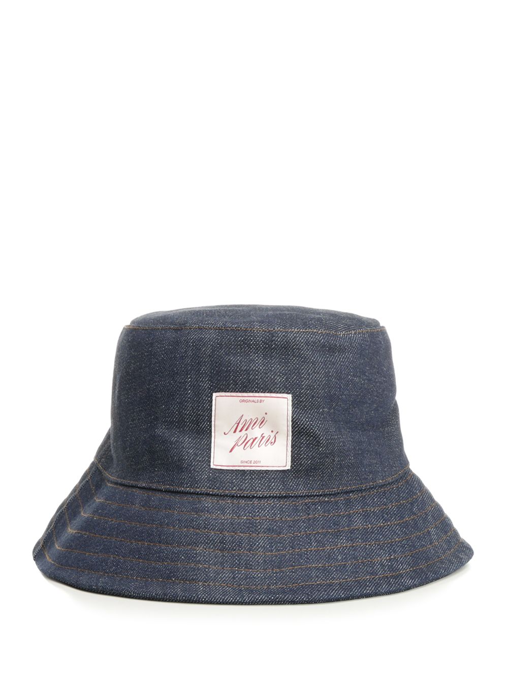 Ami Topstitchings Denim Hat Raw Indigo Denim Hats - Blue | 4c36c99377a27dde1c990cec851c5773b29c885c