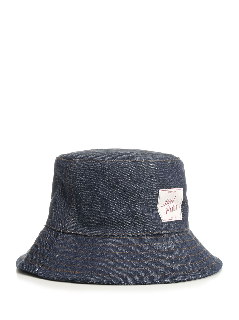Ami Topstitchings Denim Hat Raw Indigo Denim Hats - Blue | 21e238ae4b8a4d133384591753bf7d35fd28da17