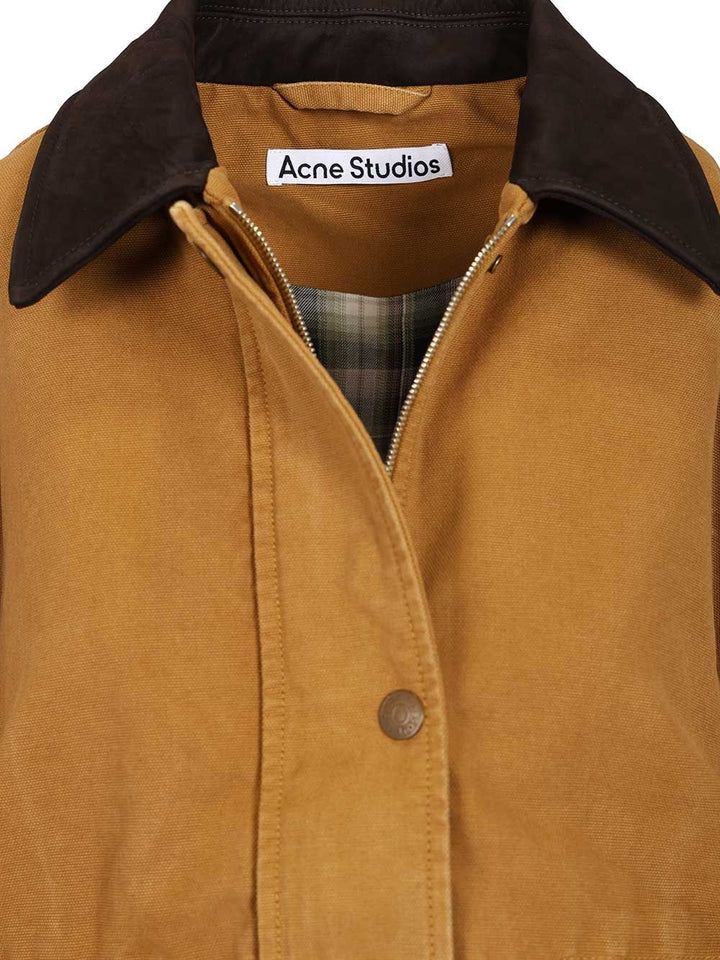 Acne Studios Canvas Jacket Jackets - Orange | 87f83ca1a1a55d02689c53a50903eb1678e2b36d
