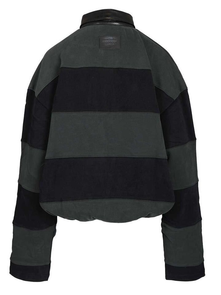 Acne Studios Striped Polo Sweater Polo shirt - Green | 810582fa8d3510bb0f36380b95d041e800701362