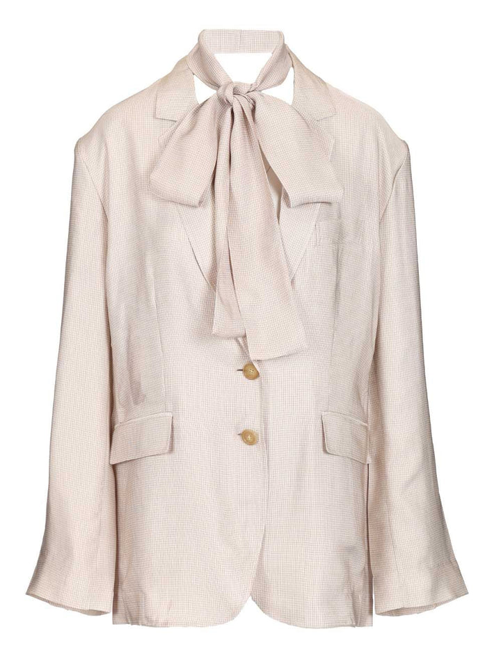 Acne Studios Single-Breasted Jacket Shirts - Beige | c387aceef4a694007825d88a2bf0d69d2508317c