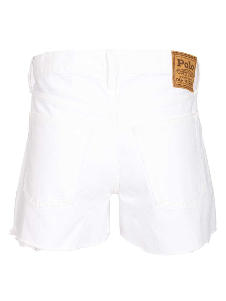 Polo Ralph Lauren Denim Shorts Trousers - White | 356f6e346791b3d6cdf997ae3dfb0f97b3550100