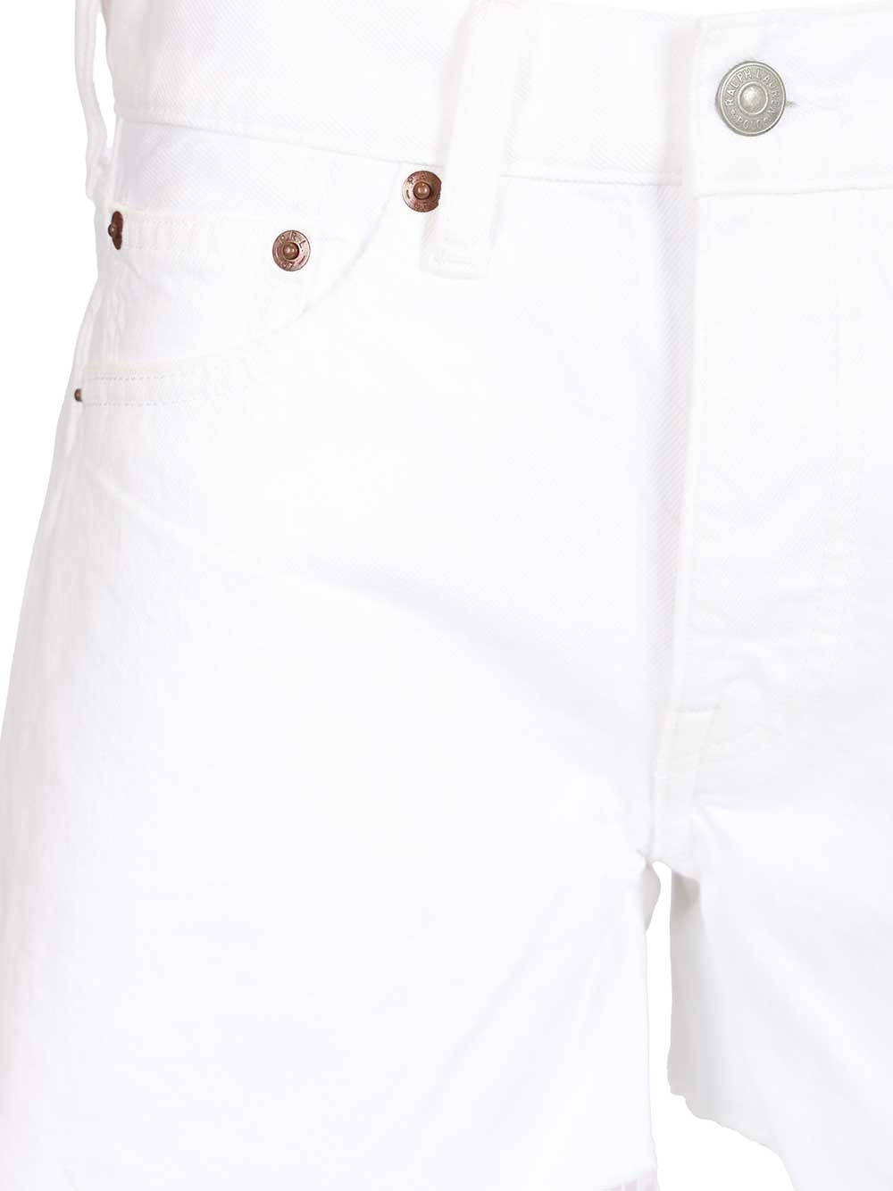 Polo Ralph Lauren Denim Shorts Trousers - White | 918e148bda15503e51aa514159cbc587bb3b542a