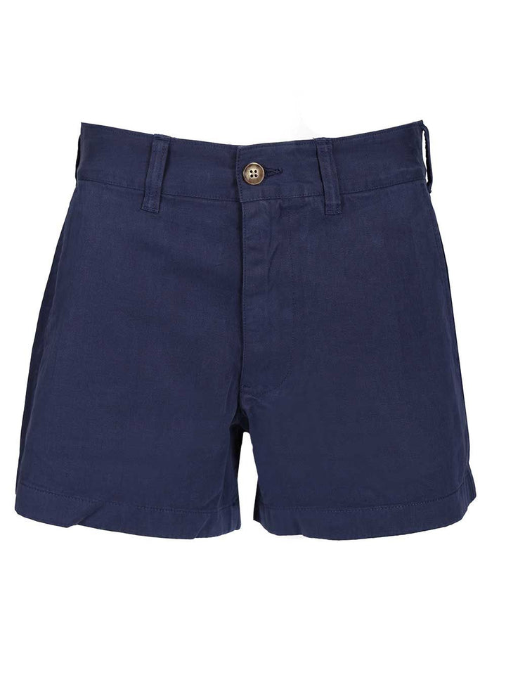 Polo Ralph Lauren Blue Cotton Shorts Trousers - Blue | 8c773e4bf82eb83da03ccb9b73610eec3aa840f9