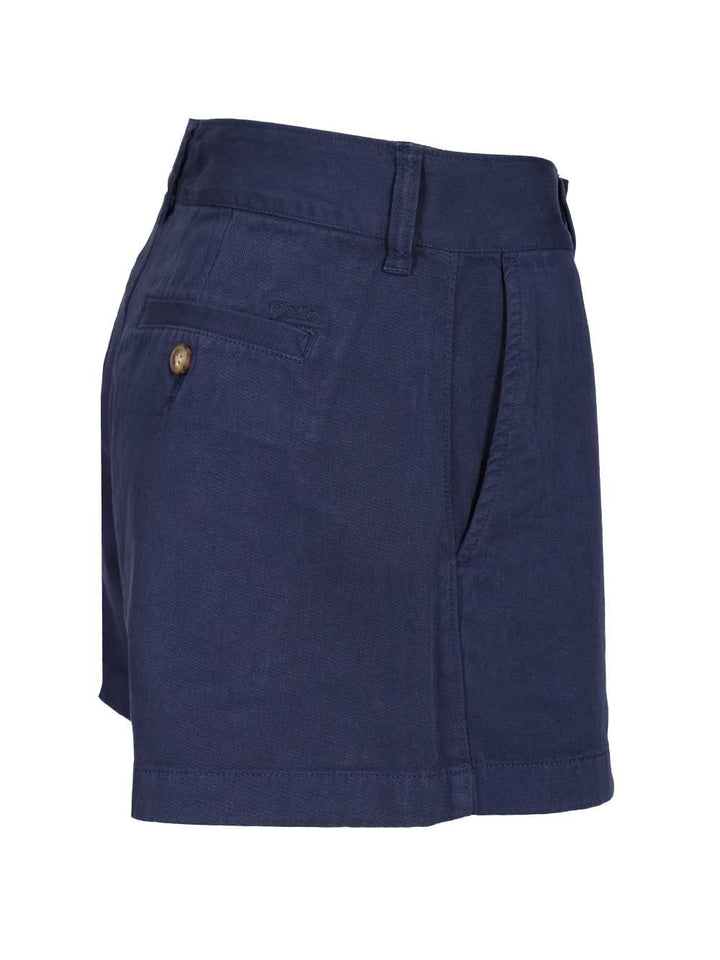 Polo Ralph Lauren Blue Cotton Shorts Trousers - Blue | 571c2f286b0888370466e1c05028d437f0db5e64