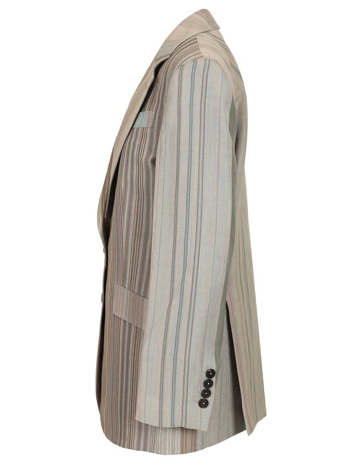 Vivienne Westwood Huddersfield Blazer Jackets - Grey | d24dd6e566a61ae6364b8925e61b05ba2fec6b17