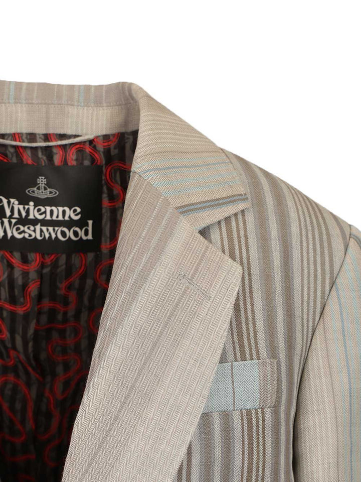 Vivienne Westwood Huddersfield Blazer Jackets - Grey | c3d901dd23711efa5f4221871ba4fb2780ad3e08