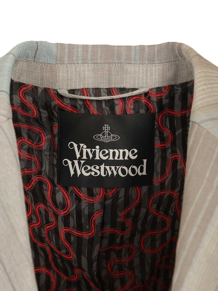 Vivienne Westwood Huddersfield Blazer Jackets - Grey | 6a79bba3db7162e9f4110bbcc9ac4bbb6093e2a3