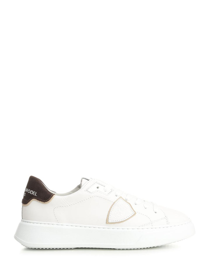 Philippe Model Temple Low Man Sneakers - White | aeebe40ff1a14f1ebe275ad8c595b0c44876f44d