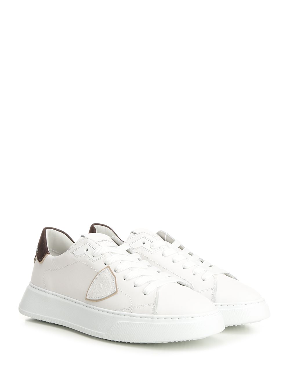 Philippe Model Temple Low Man Sneakers - White | 5864e6242fb1fc226813aa836fc21a6f48aba732