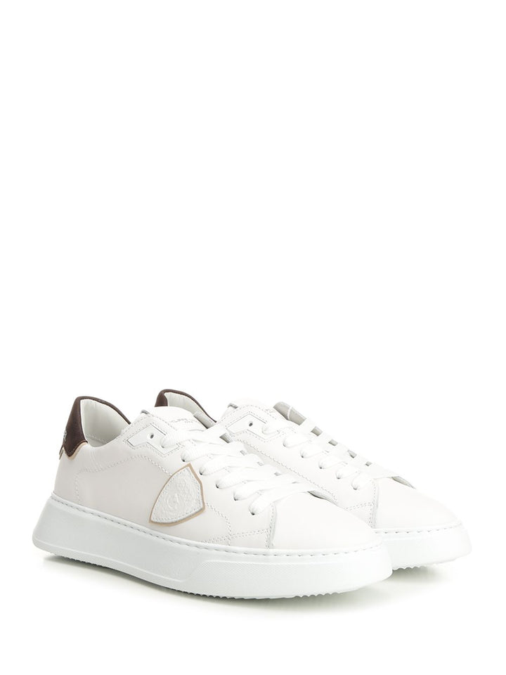 Philippe Model Temple Low Man Sneakers - White | 5864e6242fb1fc226813aa836fc21a6f48aba732