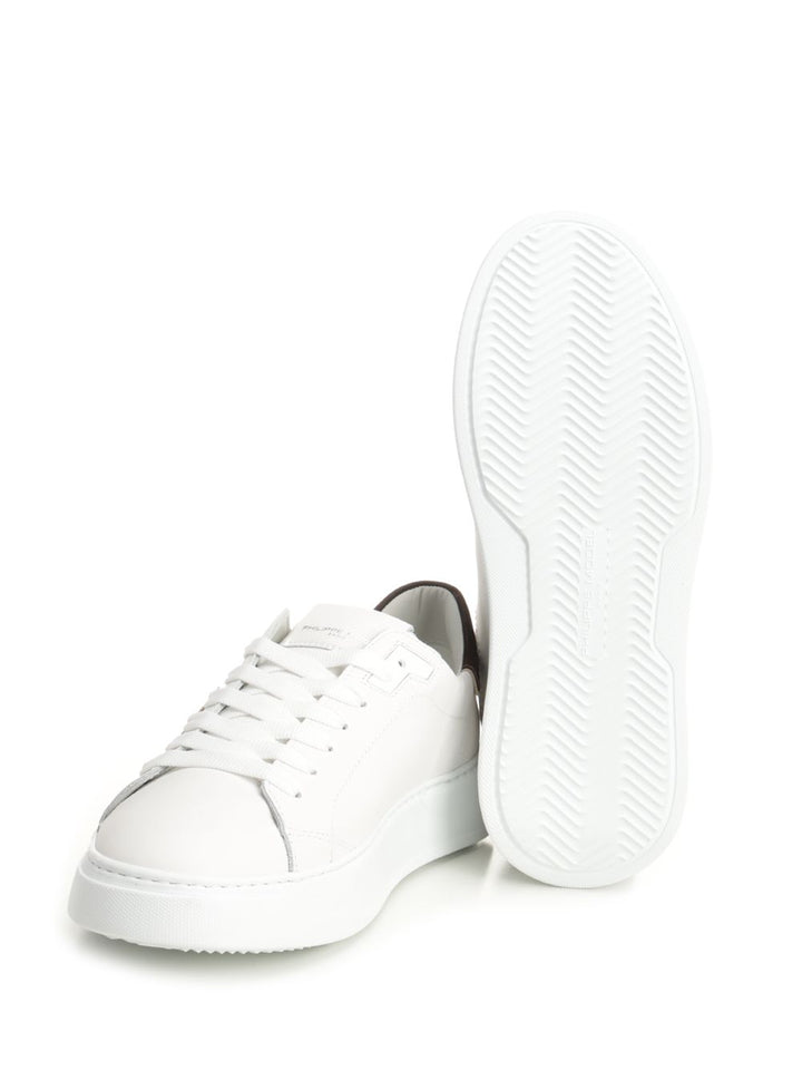 Philippe Model Temple Low Man Sneakers - White | db1709fb7204f9f2e7973cf1f21e79890741dba6