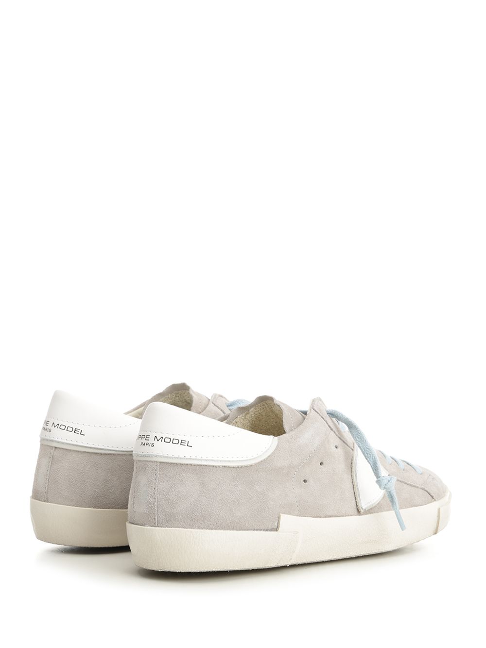 Philippe Model Prsx Low Man Sneakers - Grey | 56498593b4787a2f4fbe55899f537acb623efa82