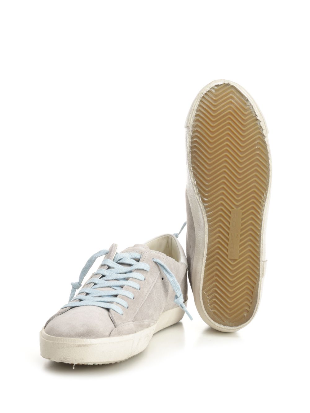Philippe Model Prsx Low Man Sneakers - Grey | 172edae782446c8926410ede3d71d88d4eee74df