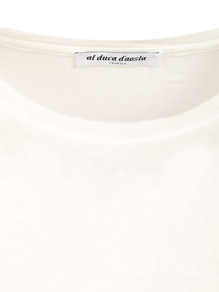 Al Duca D'Aosta Linen T-Shirt - White | bc2e39759c7ba4a25f56e0ba97b9eff409534460