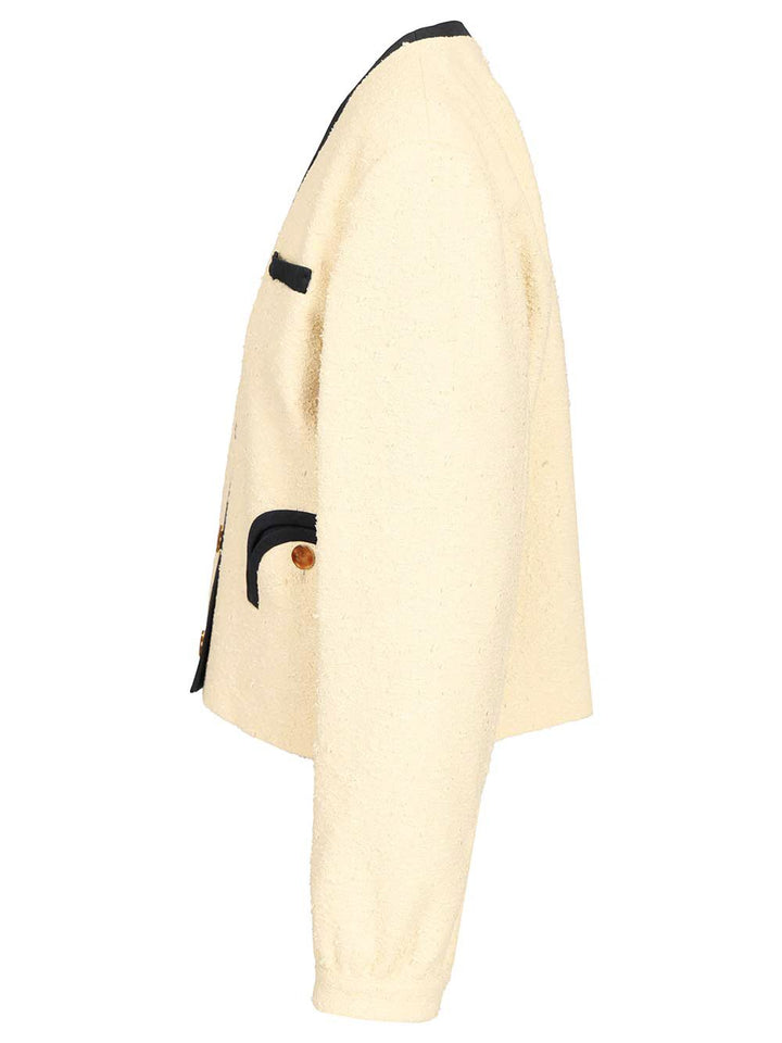 Blazé Milano Orinda Bolero Jacket Jackets - White | b48f9974400647c386effaee30ef3d39736781a5