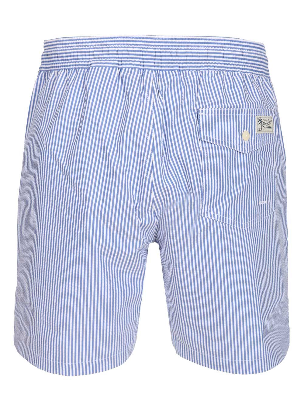 Polo Ralph Lauren Traveler Classic-Fit Swim Shorts Swimwear - Light blue | 6b50d4e297b14fc123e4325a7ac64026a72adcdd