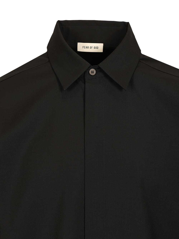 Fear Of God Classic Shirt Shirts - Black | 175a6ce9cd44ec93be4306f37089c481f919b2f9