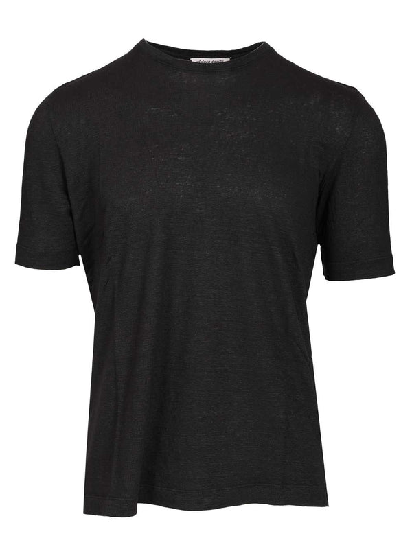 Linen T-Shirt Blue