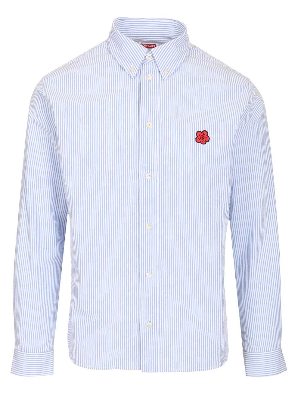 Kenzo Boke Flowers Shirt Shirts - Light blue | 615f7d7b4e4b88475cbeeec8986c6632d0c37ed7