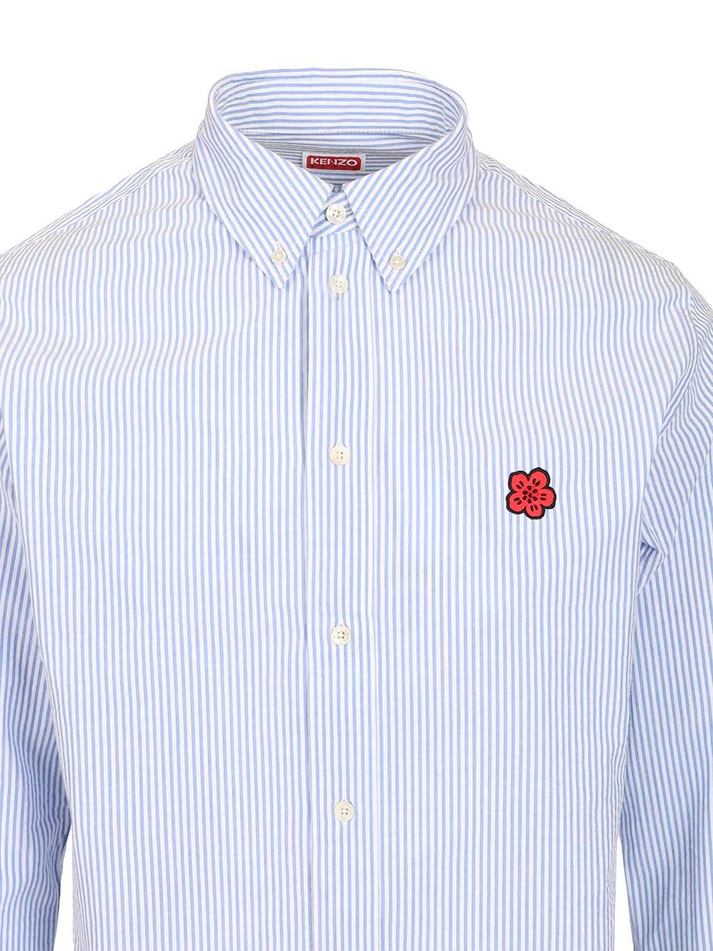 Kenzo Boke Flowers Shirt Shirts - Light blue | c1c6a8087c0cf76f4347b8bc0c646df4d5d4f8c9