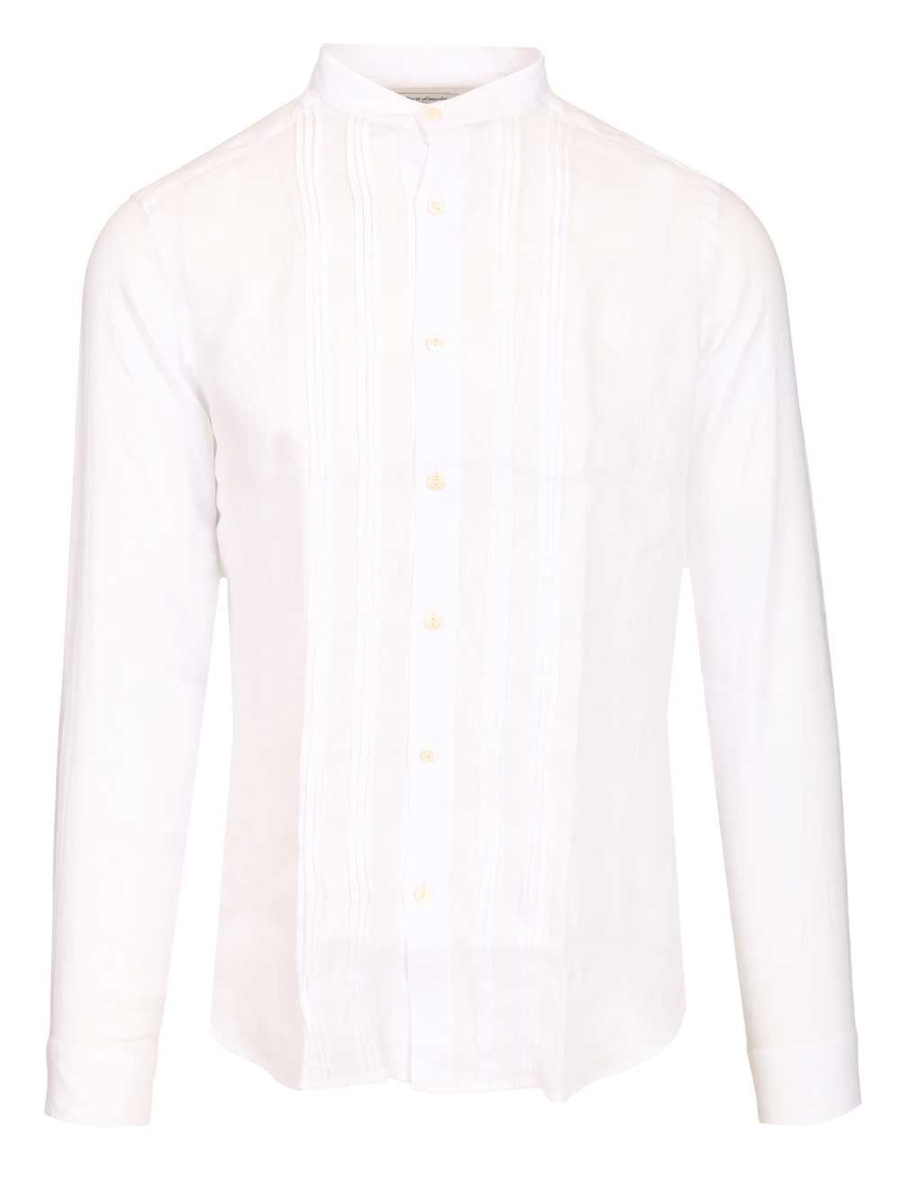 Al Duca D'Aosta Linen Shirt Shirts - White | f9516ecbcb68bc73bc154de40ebed89c8c47f1ef