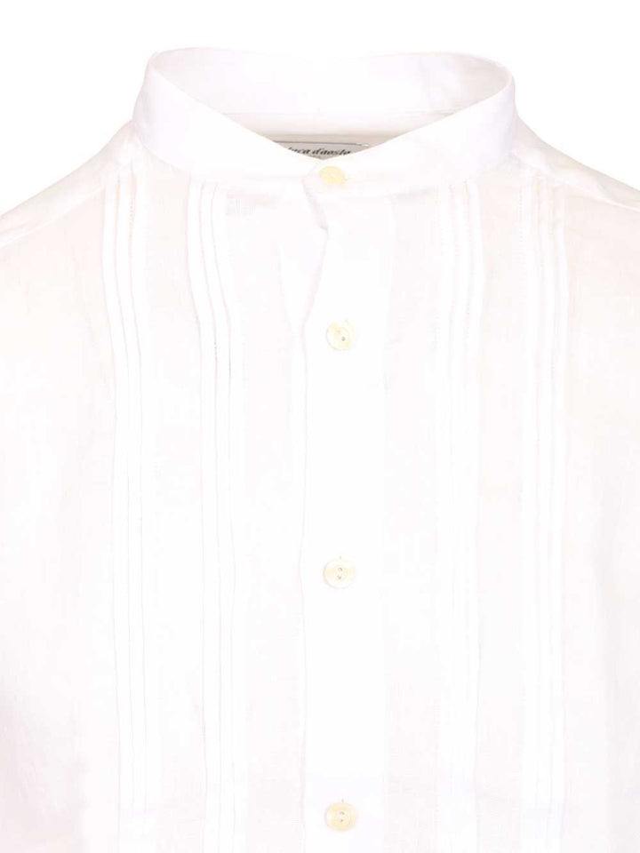 Al Duca D'Aosta Linen Shirt Shirts - White | 81dcf0d6703313f1b5e22ff6d71d06c9b3418662