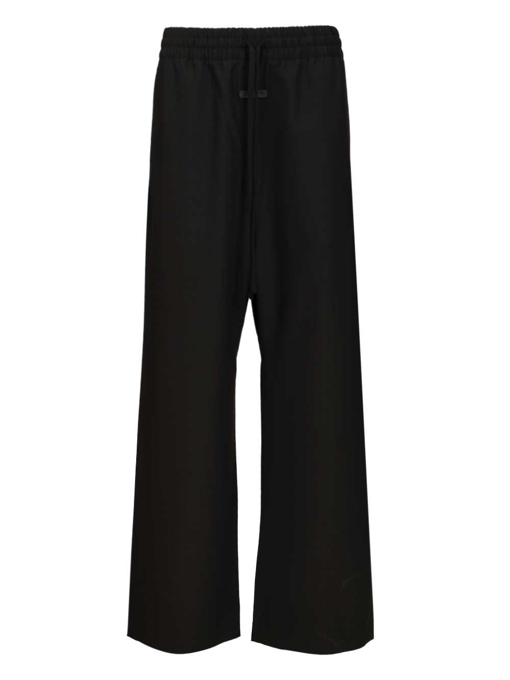 Fear Of God Wide Leg Drawstring Pants Trousers - Black | 731829fdd6d6bf8d5134a74f52ffda9b60814732