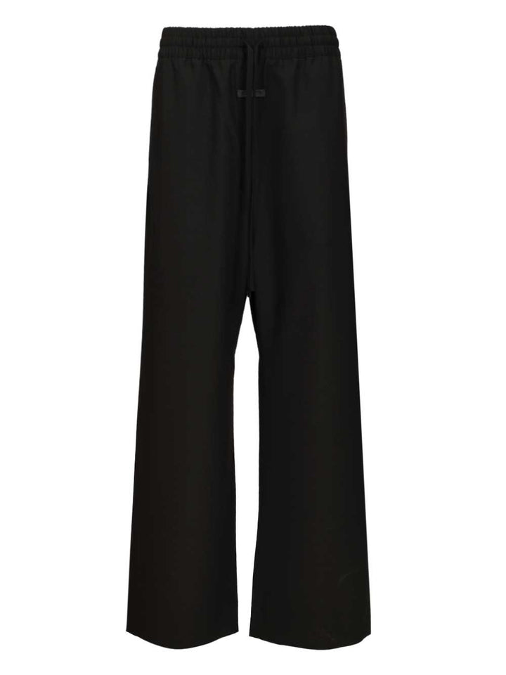 Fear Of God Wide Leg Drawstring Pants Trousers - Black | 731829fdd6d6bf8d5134a74f52ffda9b60814732