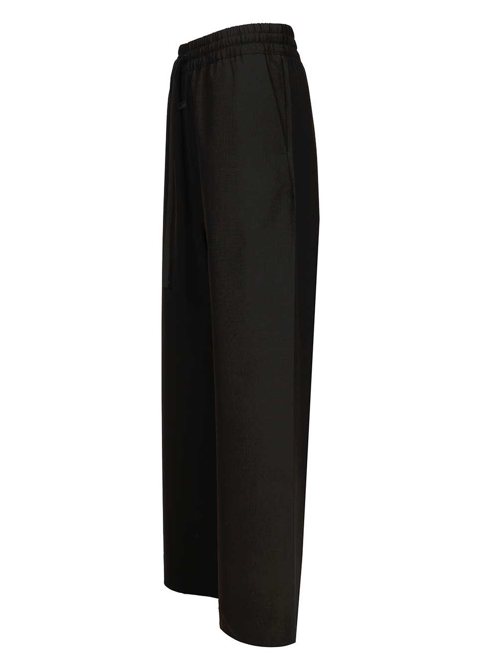 Fear Of God Wide Leg Drawstring Pants Trousers - Black | fef32bd569b3a03e6cdaa4175754370c7d0a317b