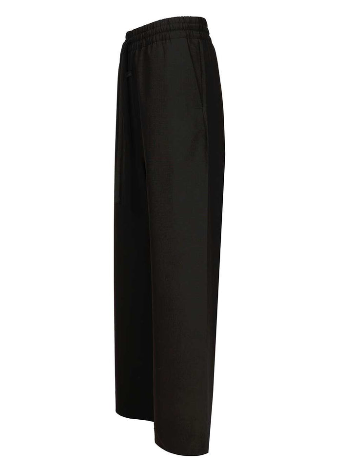 Fear Of God Wide Leg Drawstring Pants Trousers - Black | fef32bd569b3a03e6cdaa4175754370c7d0a317b