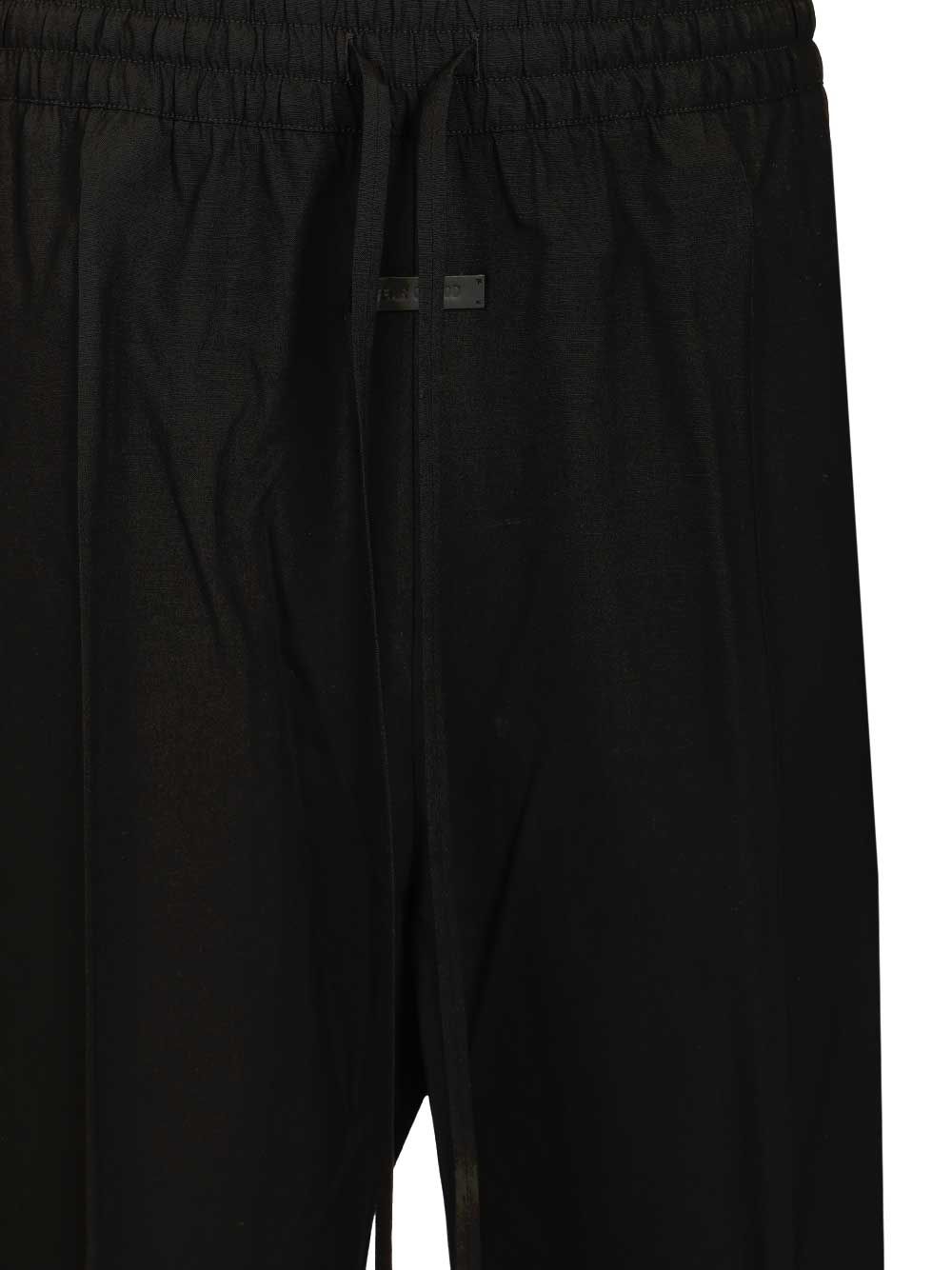 Fear Of God Wide Leg Trousers - Black | dc50ed37c7854e346b8af78e5b74bc91c8b4cb24