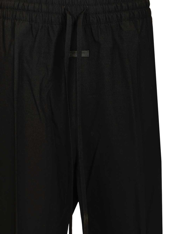 Fear Of God Wide Leg Trousers - Black | dc50ed37c7854e346b8af78e5b74bc91c8b4cb24