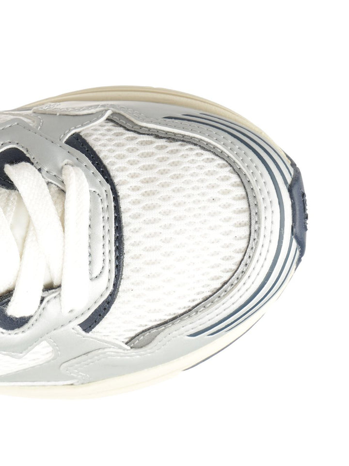 Autry  Hyperway Sneaker In Mesh And Suede Sneakers - Silver | 040899a42fb18a1cc48adddf175be02585cc8d6e