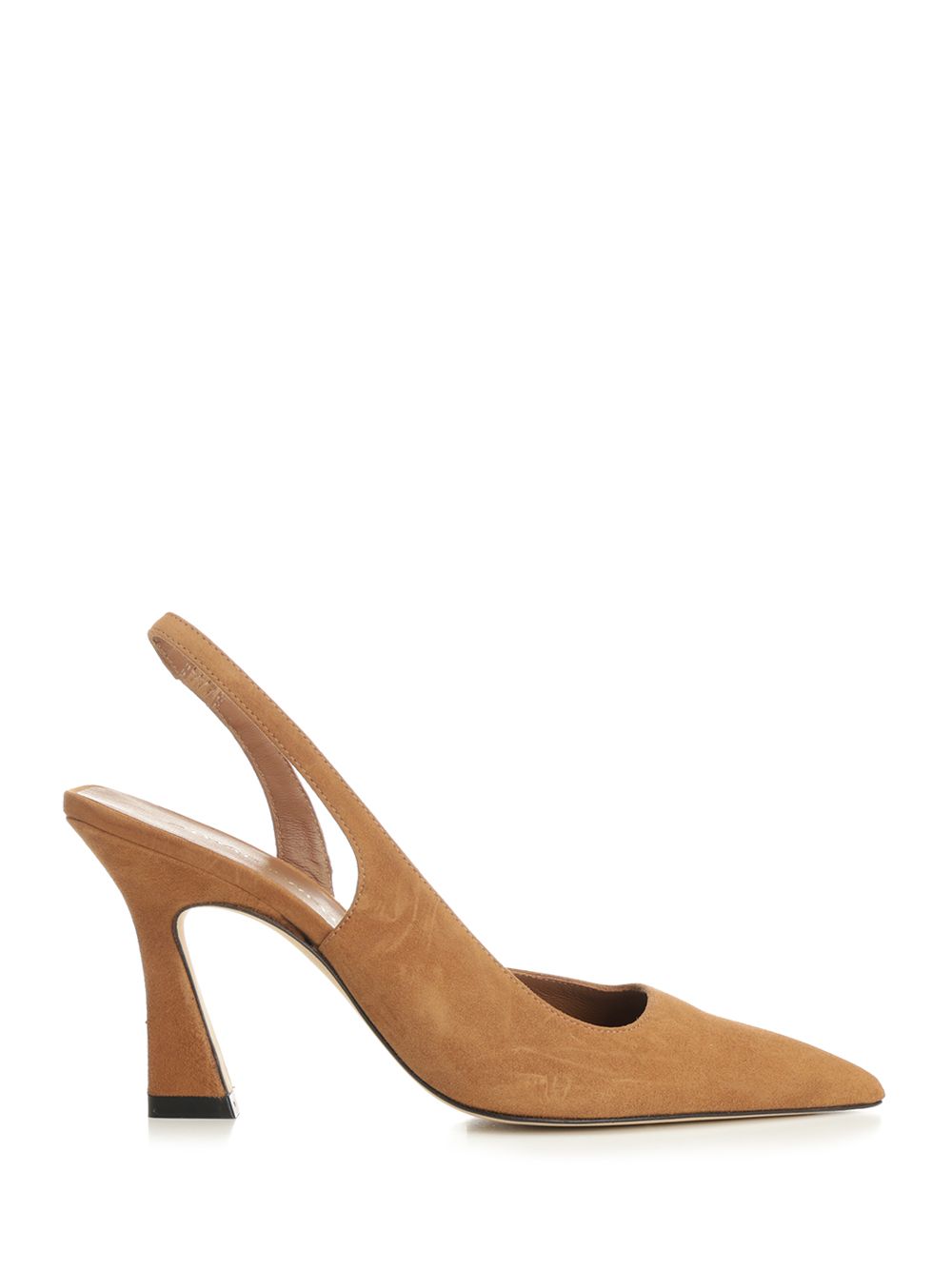 Stuart Weitzman Vinnie 85 Suede Slingbacks Pumps - Beige | b69f1f82ad174dca2f3201ae14e66f78a4739c12