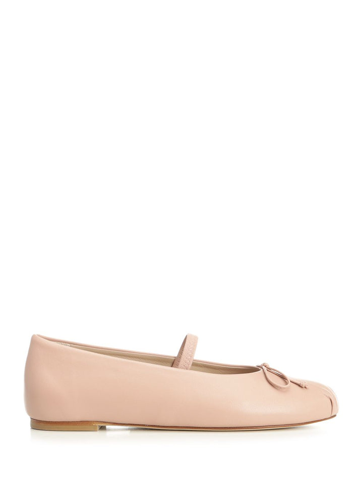 Stuart Weitzman Prima Bow Ballerinas Scarpe basse - Rose | 70d31cdab5ab818b17f40cfa845f1e2500f10b54