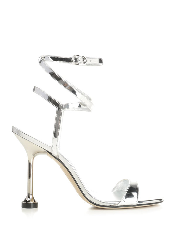 Sandalias Nudistini Wrap 100 Plateadas