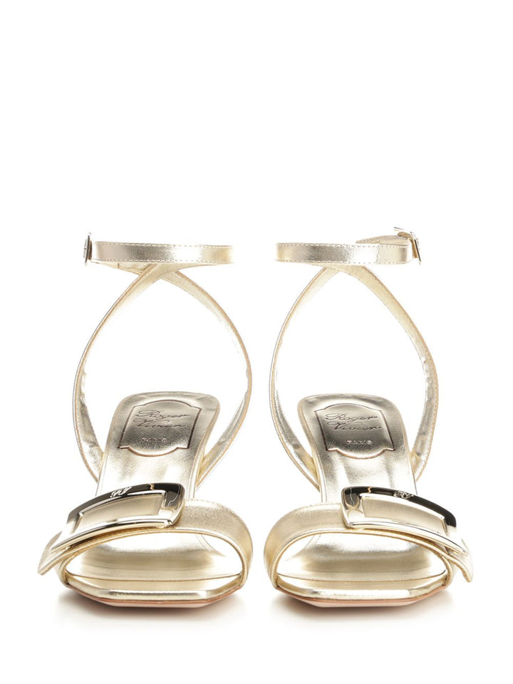 Roger Vivier Belle Vivier Wedge Sandals - Gold | 3c2d6476afd6771403f3312d8d916b2e1c64e992