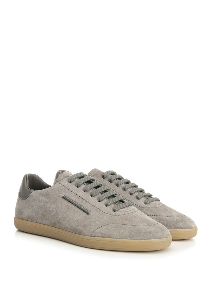 Ermenegildo Zegna New  Suede Sneakers - Beige | 3305f1e4178437326ec4689acede5d3c0fe23395