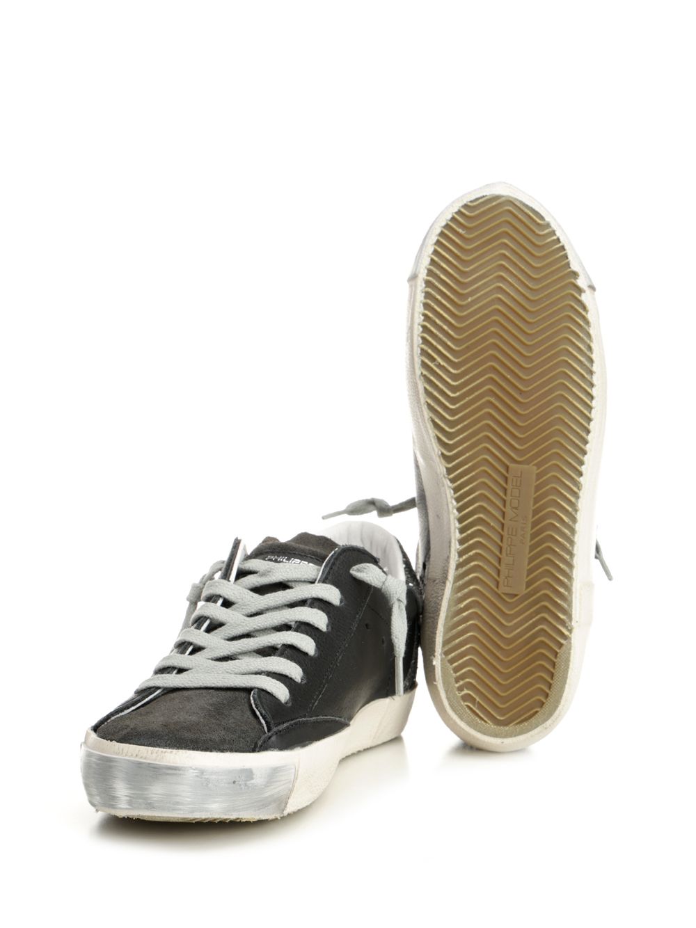 Philippe Model Prsx Low Woman Sneakers - Black | 3c114970f93e17e4f52d5b2b1b07b20f3a094700