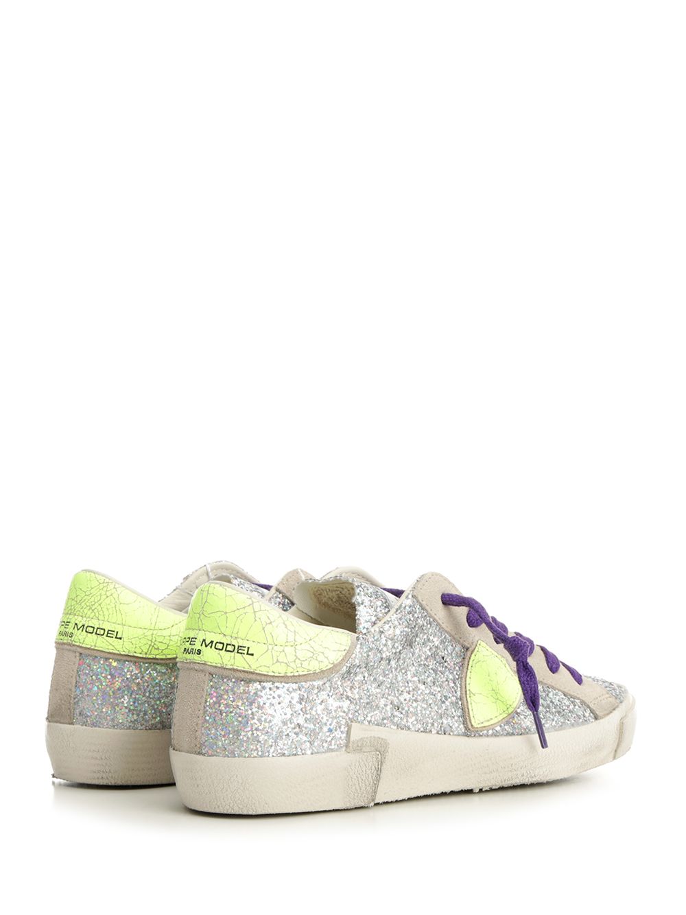 Philippe Model Prsx Low Woman Sneakers - Silver | cbb4222ae4e01dc9e10d36d42fc7b4e4f56f8918