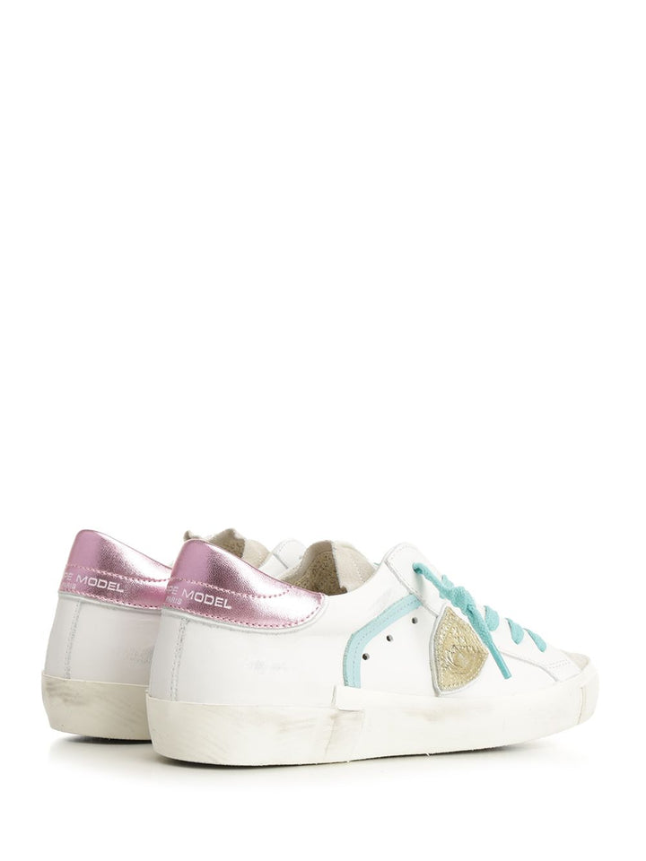Philippe Model Prsx Low Woman Sneakers - White | 6acfd3d074aa4edb51bed43ac3c257abef5b7409