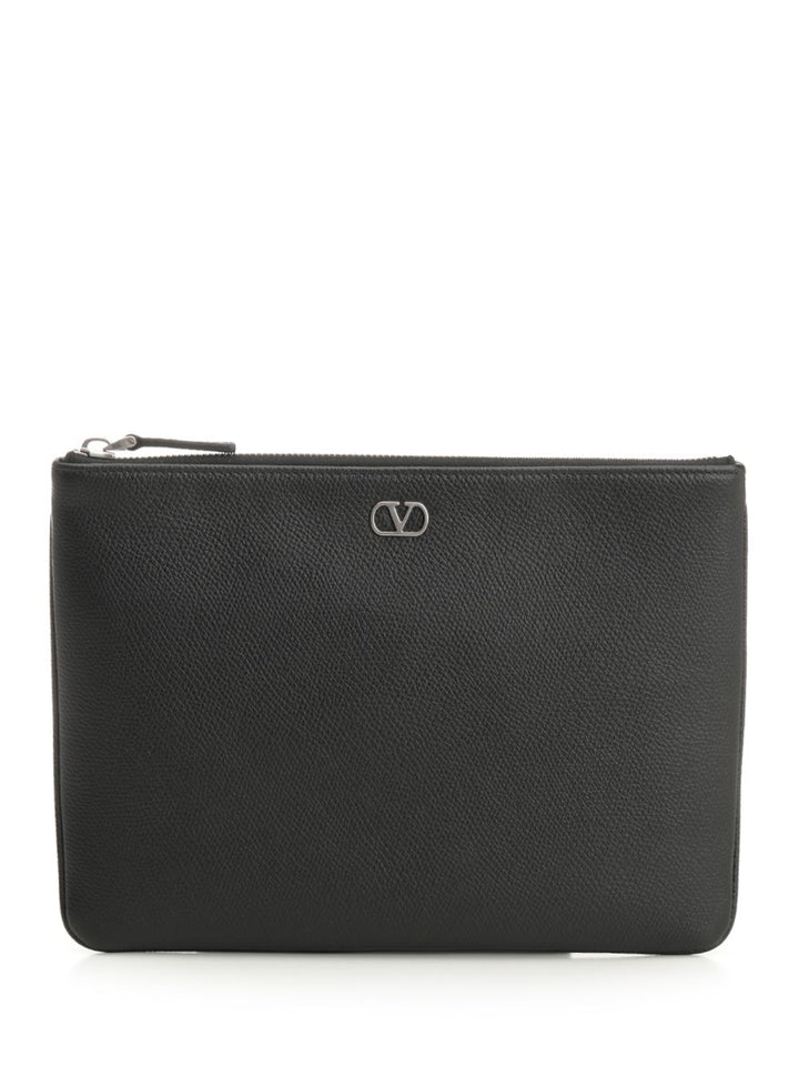 Valentino Garavani Vlogo Signature Small leather goods - Black | 0ed1ca1ff740e4ab8263e547a007e07c05fca55f