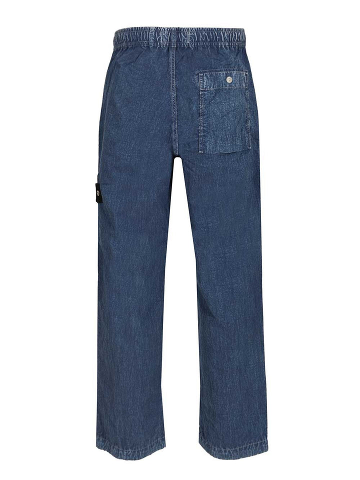 Stone Island Denim Research Hollow Fibre Nylon Indigo-Tc + Marmo Corrosion Indigo Trousers - Blue | f9b1ead8b0e62ef39c3444e437d5a15ab9f73d3f