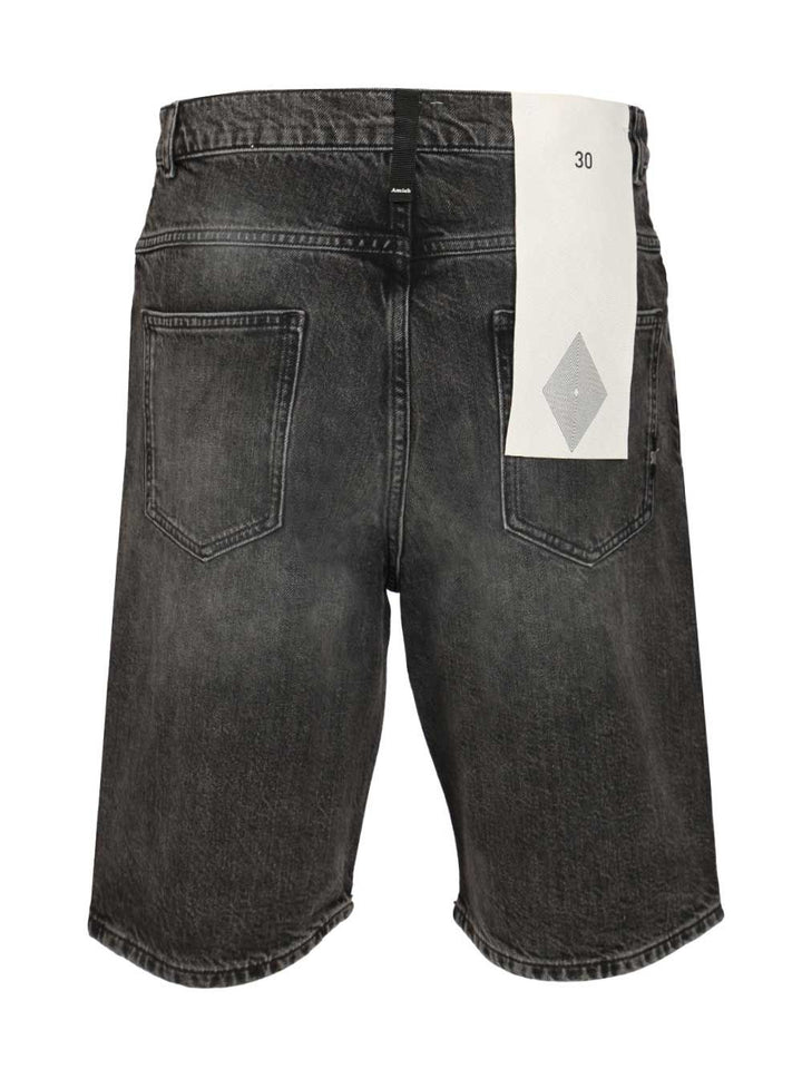 Amish Bermuda Tommy Denim Black Black Wash Trousers - Black | 5a14006ec9c880d354eee99de7ba5e1334c26a4b