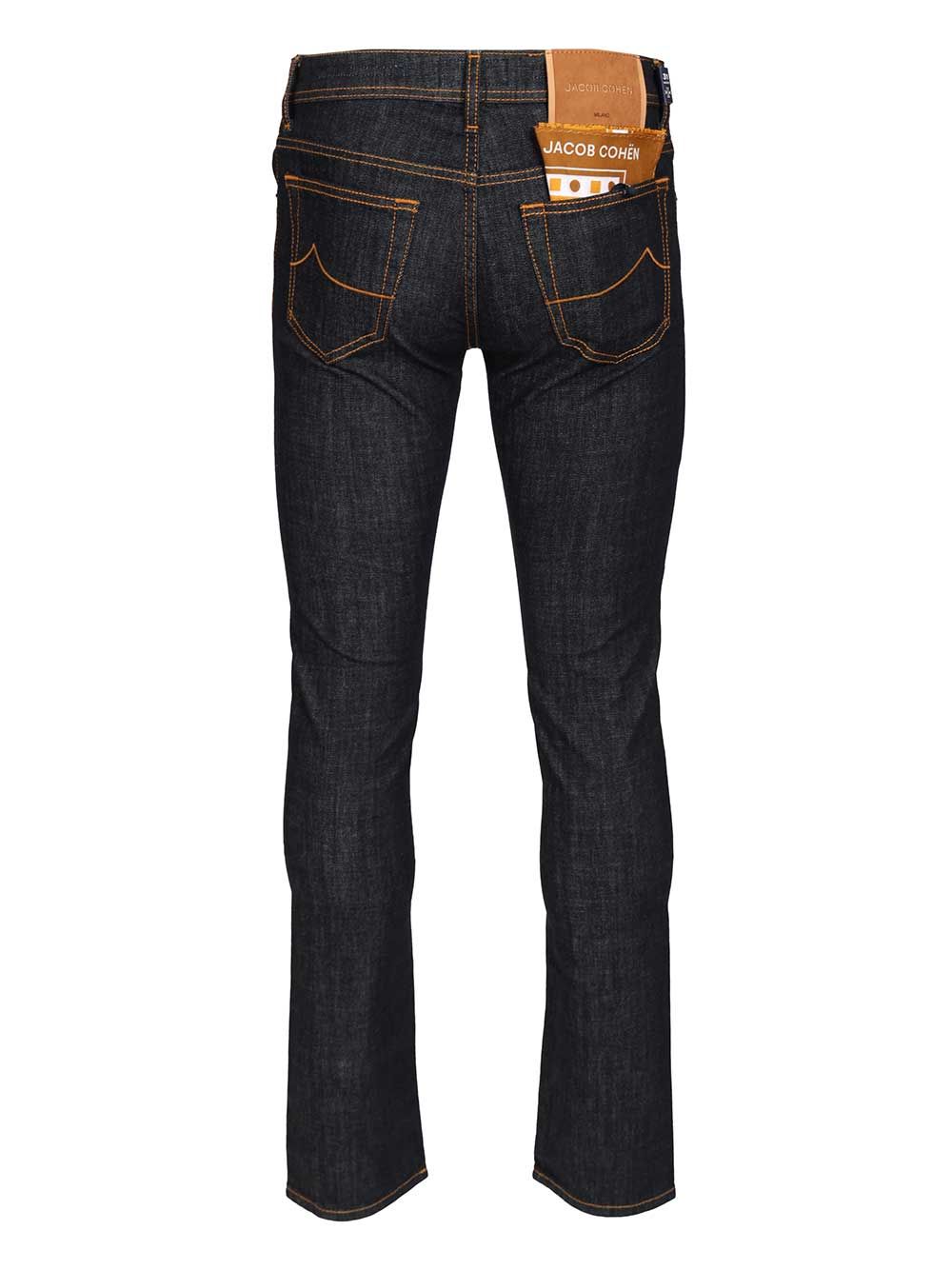 Jacob Cohen 5 Pkt Slim Fit Bard V1 11 Oz Blu Salpa Beige Jeans - Blue | 5fe9eebb3a3790e9ef6ebdb7ca87cadccb5e6bc6
