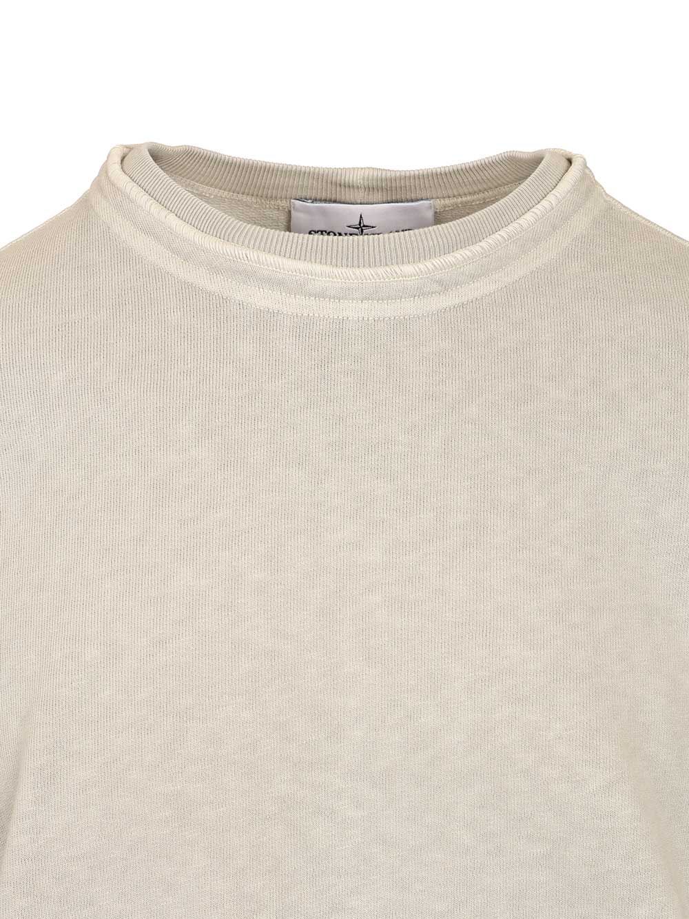 Stone Island Sweatshirt In Malfilé Cotton Sweatshirts - Grey | aa923e391aabdc415f3477633e869bb48c07a89f