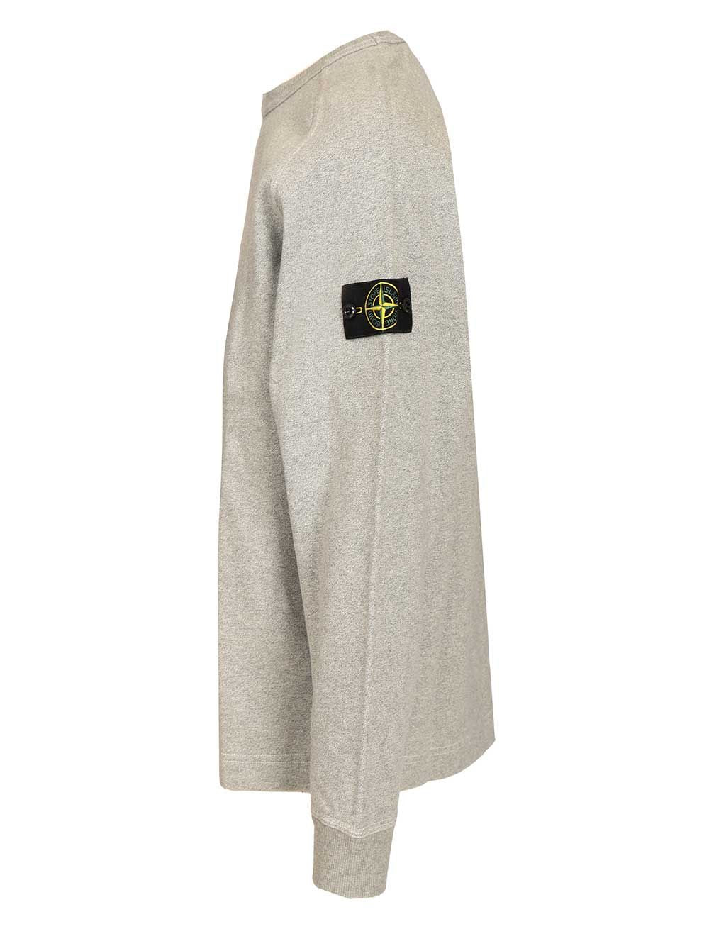 Stone Island Grey Melange Sweatshirt Sweatshirts - Grey | c6b012745e30d1b5ddc1c59118931f0d6a62ec94