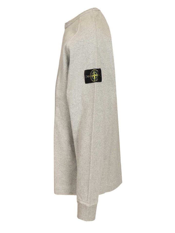 Stone Island Grey Melange Sweatshirt Sweatshirts - Grey | c6b012745e30d1b5ddc1c59118931f0d6a62ec94